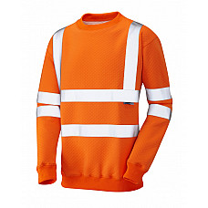 WINKLEIGH ISO 20471 Cl 3 Crew Neck Sweatshirt HV ORANGE