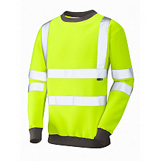 WINKLEIGH ISO 20471 Cl 3 Crew Neck Sweatshirt HV YELLOW