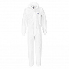 ST35 White BizTex SMS Coverall With Knitted Cuff Type 5/6