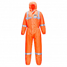 ST36 Orange VisTex SMS Coverall Type 5/6 (Pk50)