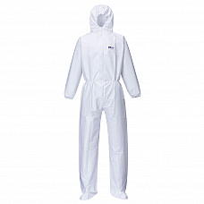 ST41 White BizTex Microporous Coverall with Boot Covers Type 5/6