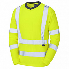 RIVERTON ISO 20471 Cl 3 Comfort Sleeved T-Shirt HV YELLOW