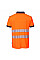 T180 Orange/Navy PW3 Hi-Vis Cotton Comfort Polo Shirt S/S