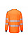 T185 Orange/Black PW3 Hi-Vis Cotton Comfort T-Shirt L/S