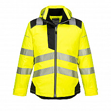 T400 Yellow/Black PW3 Hi-Vis Winter Jacket