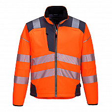 T402 Orange/Grey PW3 Hi-Vis Softshell (3L)