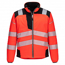 T402 Red/Black PW3 Hi-Vis Softshell (3L)