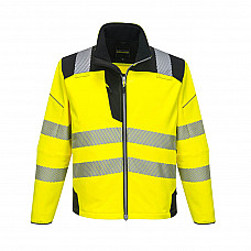 T402 Yellow/Black PW3 Hi-Vis Softshell (3L)