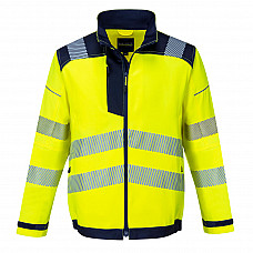 T500 Yellow/Navy PW3 Hi-Vis Work Jacket