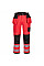 T501 Red/Black PW3 Hi-Vis Holster Pocket Work Trousers