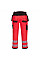 T501 Red/Black PW3 Hi-Vis Holster Pocket Work Trousers