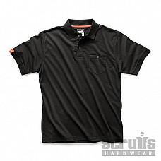 Scruffs Eco Worker Polo Black