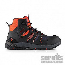 Scruffs Glide Safety Boot Black / Orange