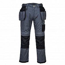 T602 Zoom Grey/Black PW3 Holster Work Trousers