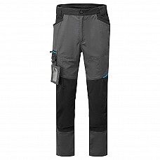 T718 Metal Grey WX3 Slim Fit Work Trousers