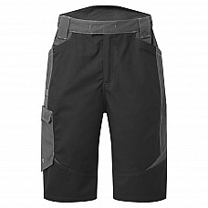 T748 Black WX3 Industrial Wash Shorts