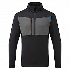 T755 Black WX3 Half Zip Tech Fleece