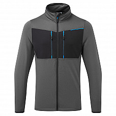 T756 Metal Grey WX3 Full Zip Tech Fleece