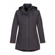 TK42 Charcoal Grey Carla Women's Softshell Jacket (3L)