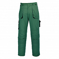 TX11 Bottle Green Portwest Texo Contrast Trousers