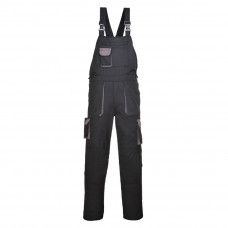 TX12 Black Portwest Texo Contrast Bib and Brace