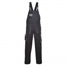 TX12 Black Tall Portwest Texo Contrast Bib and Brace