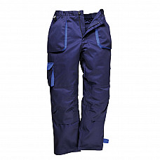 TX16 Navy Portwest Texo Contrast Trousers - Lined