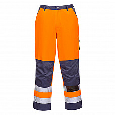 TX51 Orange/Navy Lyon Hi-Vis Contrast Work Trousers