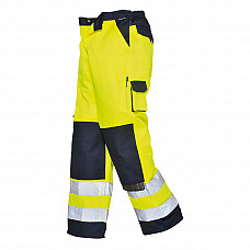 TX51 Yellow/Navy Lyon Hi-Vis Contrast Work Trousers