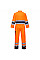 TX55 Orange/Navy Nantes Hi-Vis Contrast Work Coverall