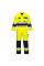 TX55 Yellow/Navy Nantes Hi-Vis Contrast Work Coverall