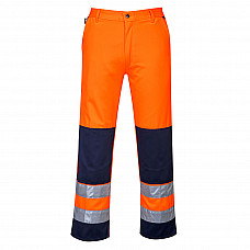 TX71 Orange/Navy Seville Hi-Vis Contrast Work Trousers