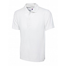 UC101 White Classic Poloshirt