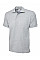 UC102 Heather Grey Heavyweight Poloshirt