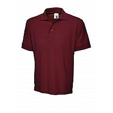 UC102 Maroon Heavyweight Poloshirt