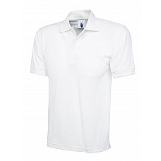 UC102 White Heavyweight Poloshirt