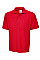 UC104 Red Heavyweight Cotton Poloshirt