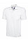 UC104 White Heavyweight Cotton Poloshirt