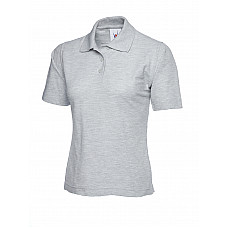 UC106 Heather Grey Ladies Classic Poloshirt