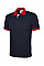 UC107 Navy Contrast Poloshirt