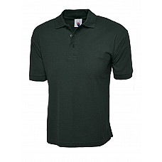 UC112 Bottle Green Classic Cotton Poloshirt