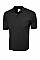 UC112 Black Classic Cotton Poloshirt