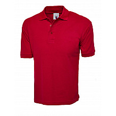 UC112 Red Classic Cotton Poloshirt