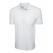 UC112 White Classic Cotton Poloshirt