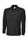 UC113 Black Longsleeve Classic Poloshirt