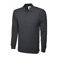 UC113 Charcoal Longsleeve Classic Poloshirt