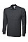 UC113 Charcoal Longsleeve Classic Poloshirt