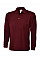 UC113 Maroon Longsleeve Classic Poloshirt