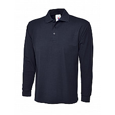 UC113 Navy Longsleeve Classic Poloshirt