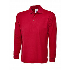 UC113 Red Longsleeve Classic Poloshirt